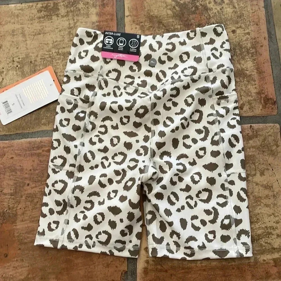 🔷 X BY GOTTEX Small Vanessa Animal Print Bike Shorts MSRP$62 NEW - Picture 9 of 11